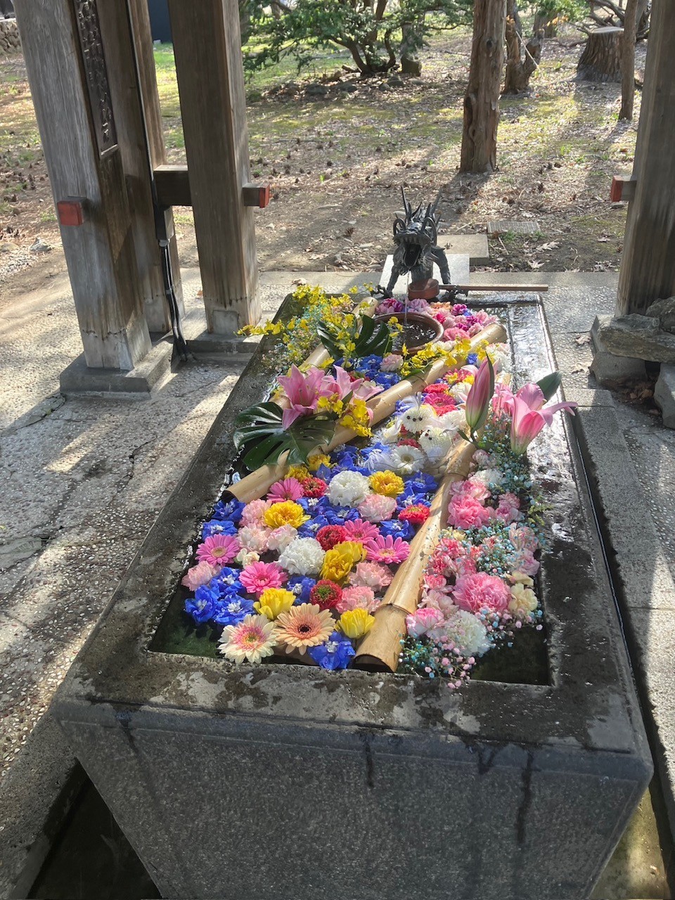 花手水